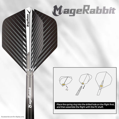 Magerbbit Darts 195 Piece Bumper Darts Accessory Pack, Dart Accessories Kit
