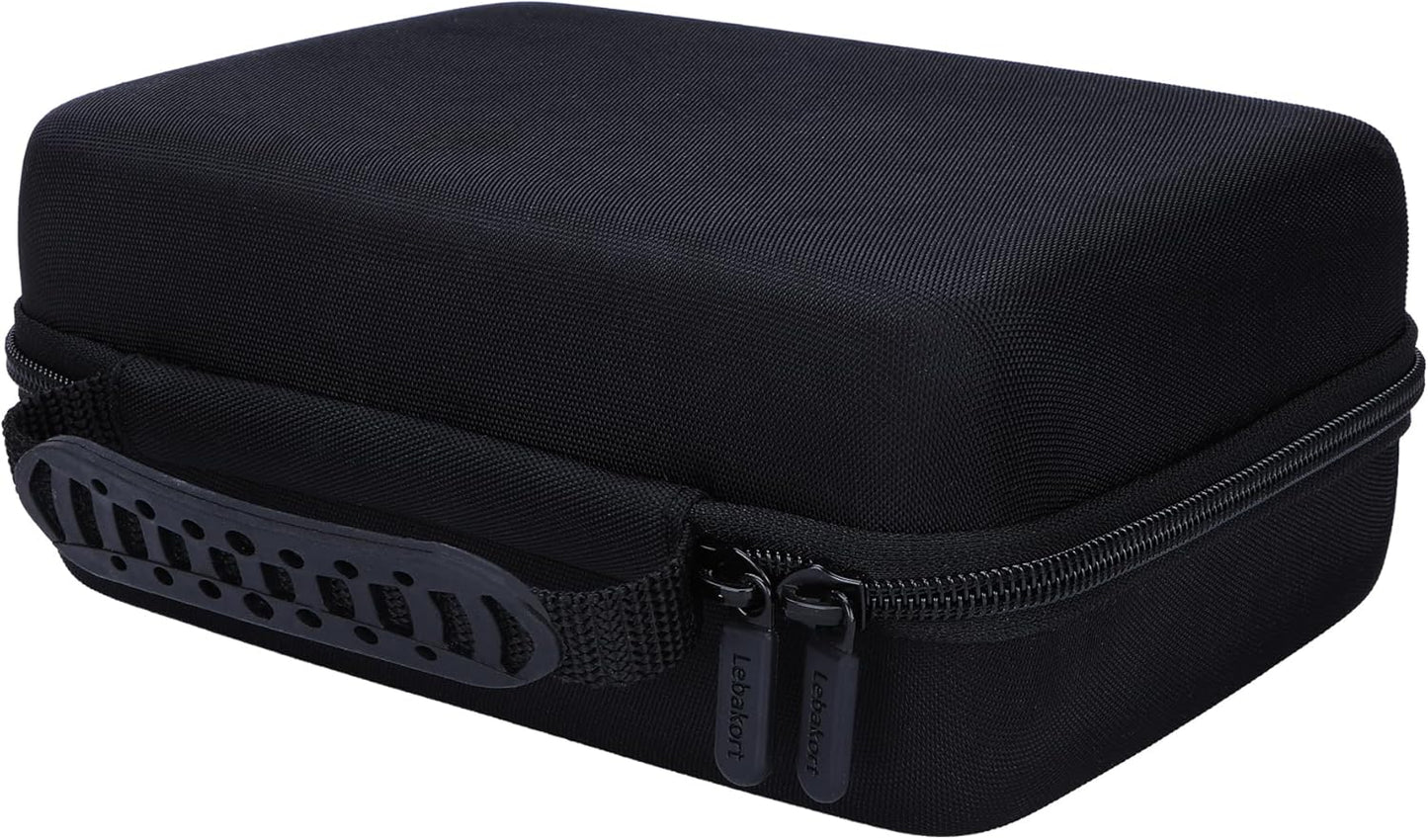 Hard Case Compatible with Steel Tip or Soft Tip Darts Set, Storage Holder Fits for Dart Tips Shafts Flights and Accessories (Black Case)