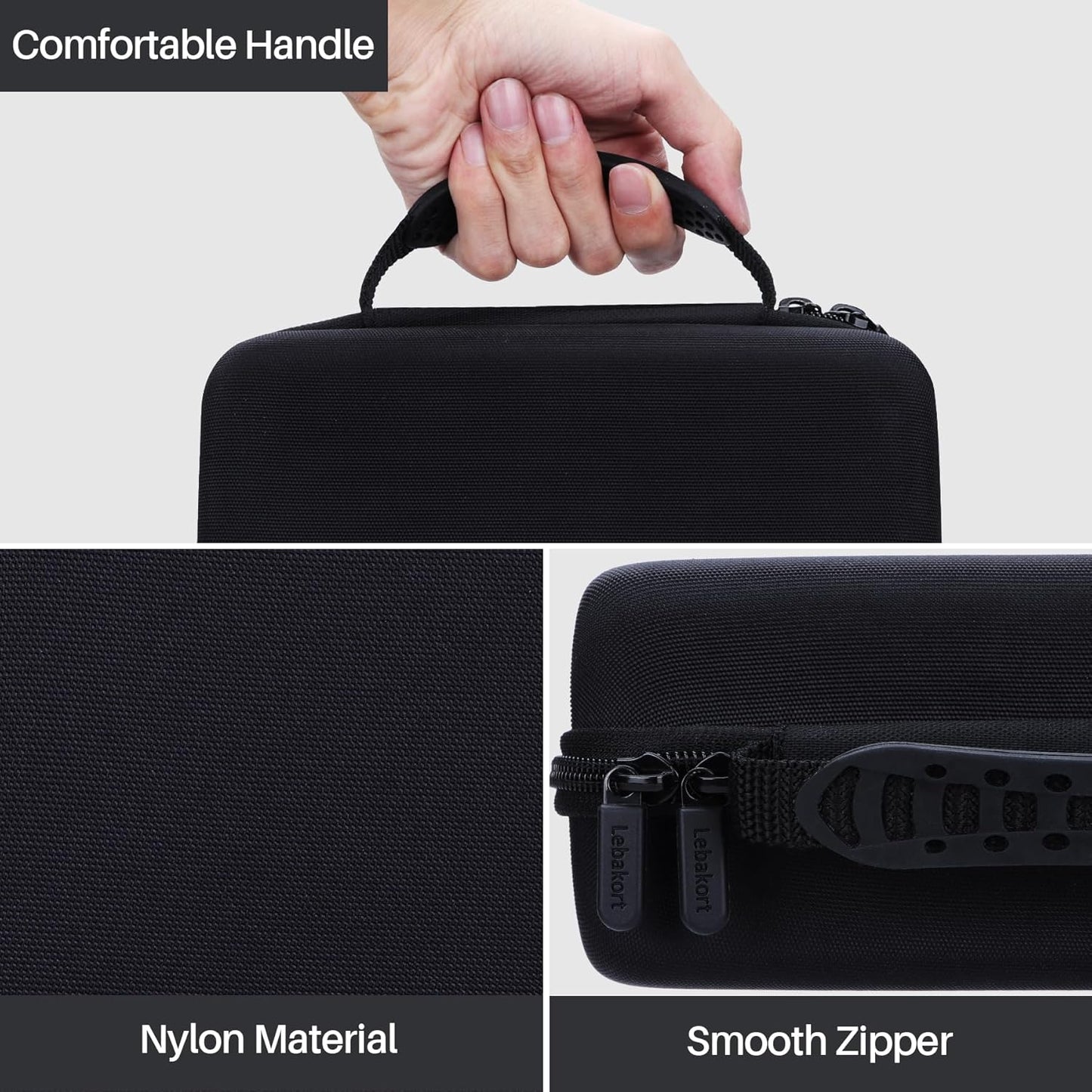Hard Case Compatible with Steel Tip or Soft Tip Darts Set, Storage Holder Fits for Dart Tips Shafts Flights and Accessories (Black Case)