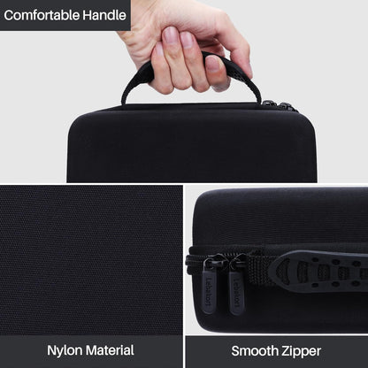 Hard Case Compatible with Steel Tip or Soft Tip Darts Set, Storage Holder Fits for Dart Tips Shafts Flights and Accessories (Black Case)