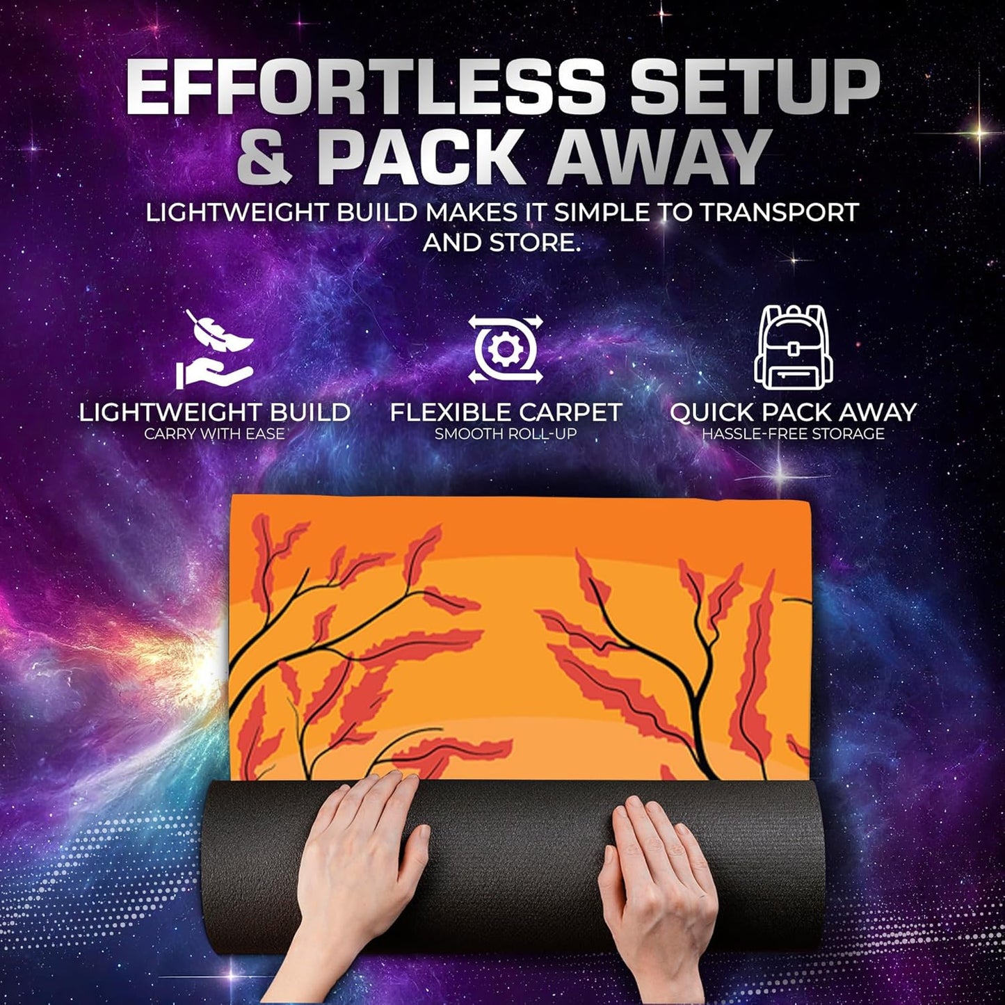| Lightweight Carpet Dart Mat | Available in Multiple Designs.