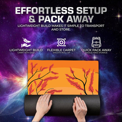 | Lightweight Carpet Dart Mat | Available in Multiple Designs.