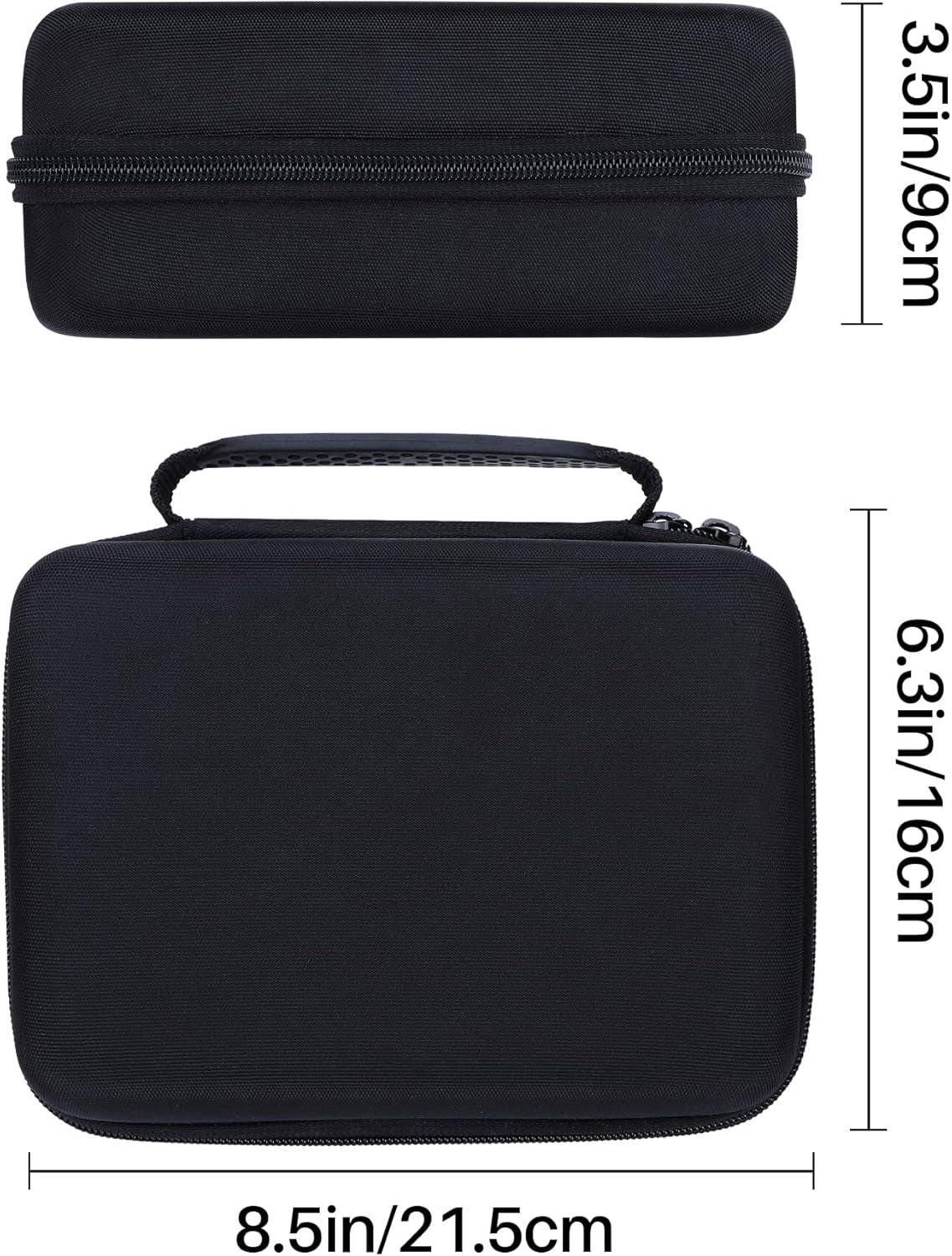 Hard Case Compatible with Steel Tip or Soft Tip Darts Set, Storage Holder Fits for Dart Tips Shafts Flights and Accessories (Black Case)